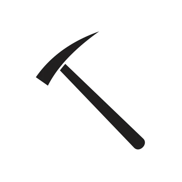 Plantilla Hammer Icon Color Negro Editable Icono Martillo Símbolo Ilustración — Vector de stock