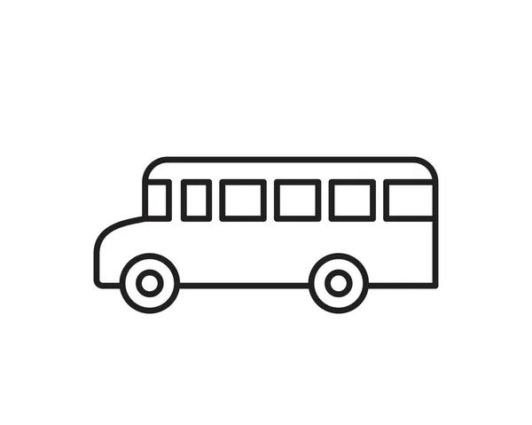 Bus Icon Template Black Color Editable Bus Icon Symbol Ilustração — Vetor de Stock