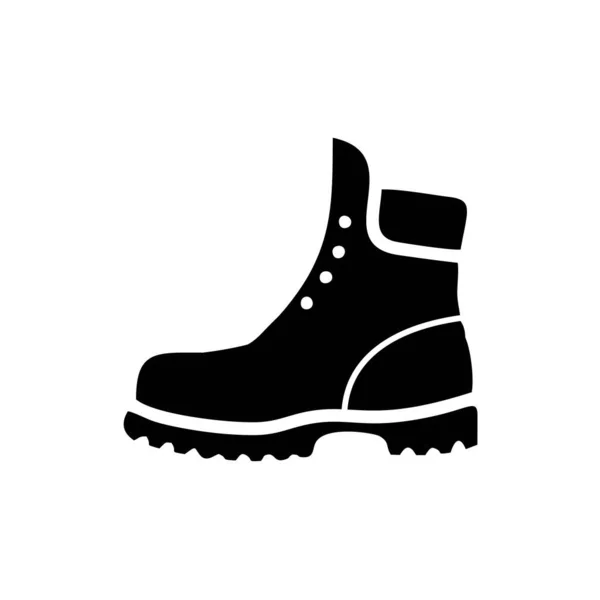 Boots Icon Template Black Color Editierbar Boots Icon Symbol Flache — Stockvektor