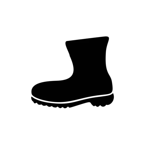 Boots Icon Template Black Color Editierbar Boots Icon Symbol Flache — Stockvektor