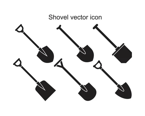 Shovel图标模板黑色可编辑 用于图形和网页设计的Shovel图标符号平面矢量插图 — 图库矢量图片