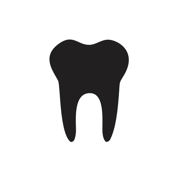Modelo Ícone Dentes Cor Preta Editável Símbolo Ícone Dentes Ilustração —  Vetores de Stock