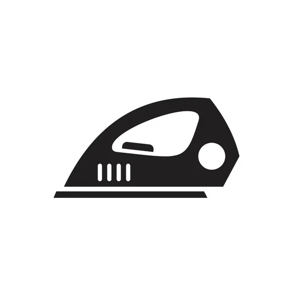 Шаблон Залізної Ікони Чорного Кольору Який Можна Редагувати Символ Залізної — стоковий вектор