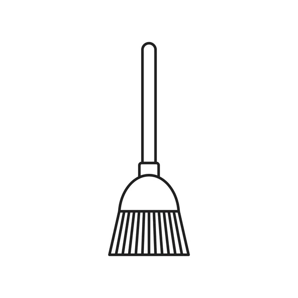 Broom Icon Template Black Color Editable Broom Icon Symbol Flat — Stock Vector