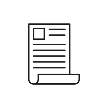 Görev listesi vektör simgesi şablonu siyah renk düzenlenebilir. Görev listesi, grafik ve web tasarımı için vektör simgesi düz vektör çizimi.