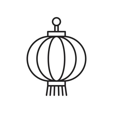 Fener vektör simgesi siyah renk düzenlenebilir şablon. Grafik ve web tasarımı için Fener vektör simgesi düz vektör çizimi.