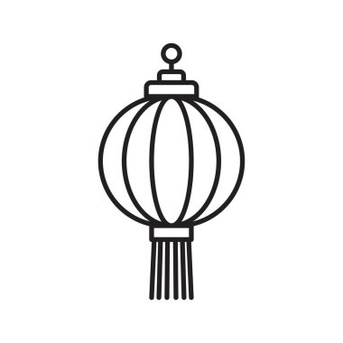 Fener vektör simgesi siyah renk düzenlenebilir şablon. Grafik ve web tasarımı için Fener vektör simgesi düz vektör çizimi.