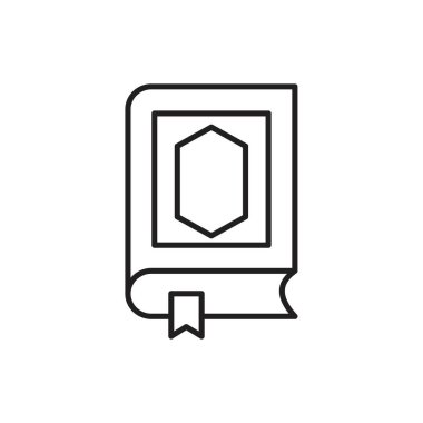 Ramazan simgesi siyah renkli düzenlenebilir şablon. Grafik ve web tasarımı için Ramazan simgesi düz vektör çizimi.