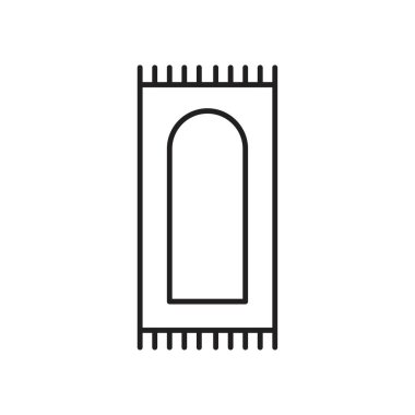 Ramazan simgesi siyah renkli düzenlenebilir şablon. Grafik ve web tasarımı için Ramazan simgesi düz vektör çizimi.