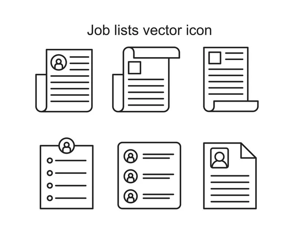 Auftragslisten Vektor Icon Vorlage Schwarze Farbe Editierbar Vektor Symbolsymbol Flache — Stockvektor