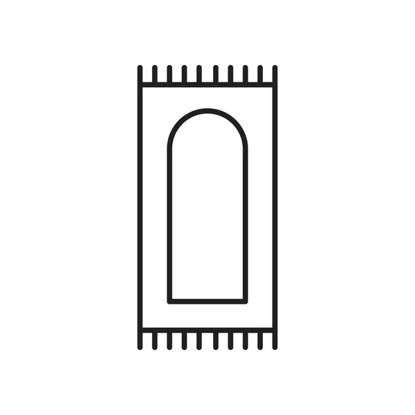 Modello Icona Ramadan Colore Nero Modificabile Simbolo Icona Ramadan Illustrazione — Vettoriale Stock