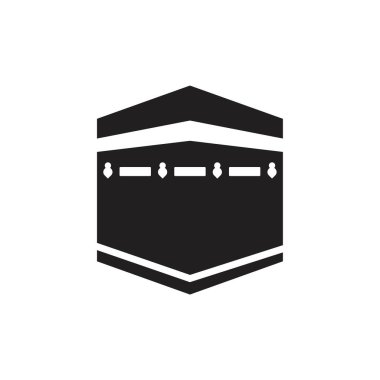 İslami simge şablonu siyah renk düzenlenebilir. Grafik ve web tasarımı için Düz vektör illüstrasyonuName.