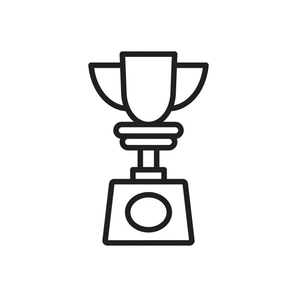 Trophy Icon Template Black Color Editable Trophy Icon Symbol Flat — Stock Vector