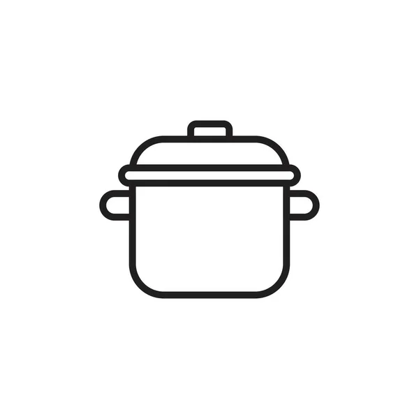 Pot Plantilla Icono Color Negro Editable Icono Maceta Símbolo Ilustración — Vector de stock