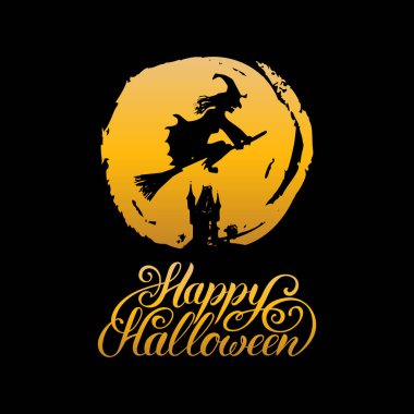 Mutlu Cadılar Bayramı tebrik kartı