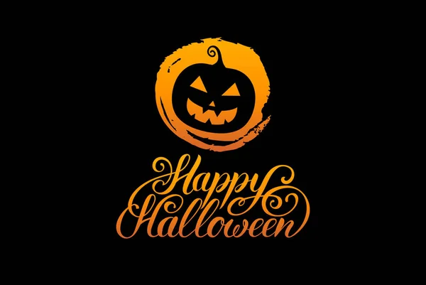 Tarjeta de felicitación feliz Halloween — Archivo Imágenes Vectoriales