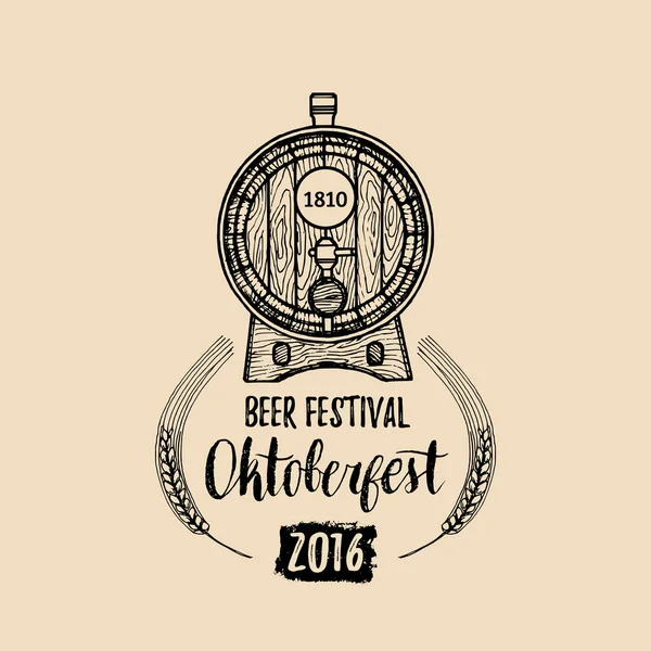 Oktoberfest vintage banner — Wektor stockowy