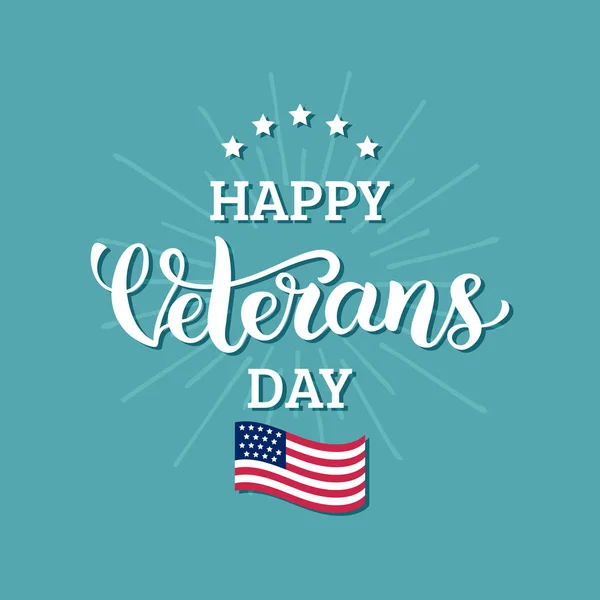 Tarjeta de felicitación día de los veteranos — Archivo Imágenes Vectoriales