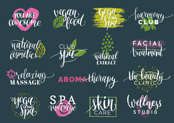 health and beauty care logos