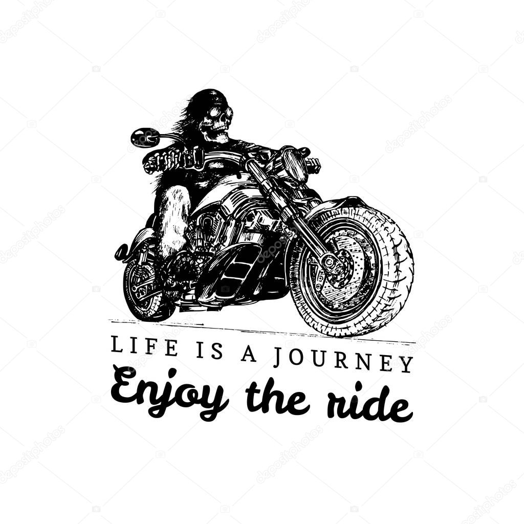 Life is a journey enjoy the ride poster