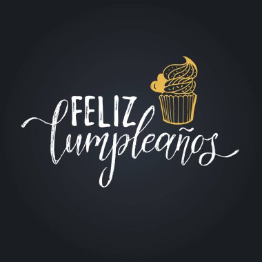 Feliz Cumpleanos yazı tasarım