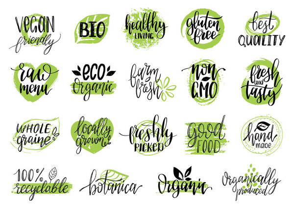 organic logos or signs