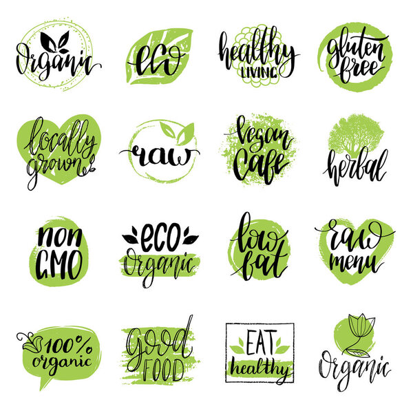 organic logos or signs