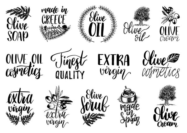 эскизный набор масла девственницы
