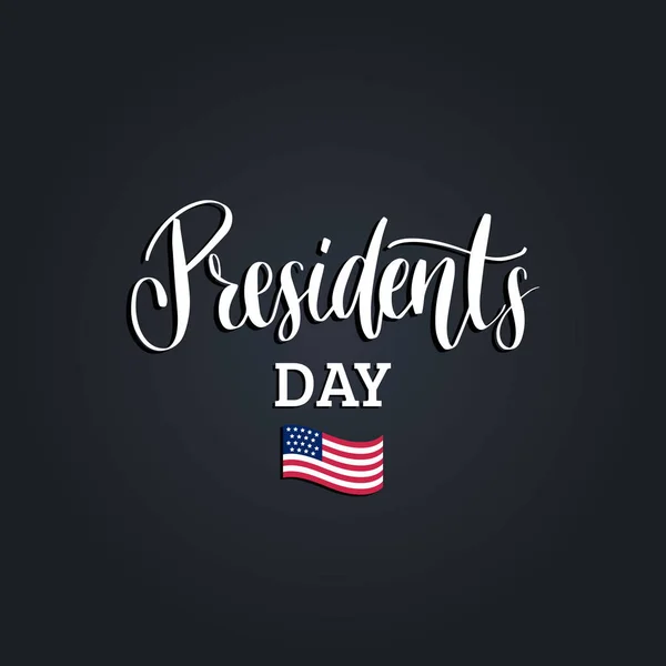 Presidenten Day card — Stockvector