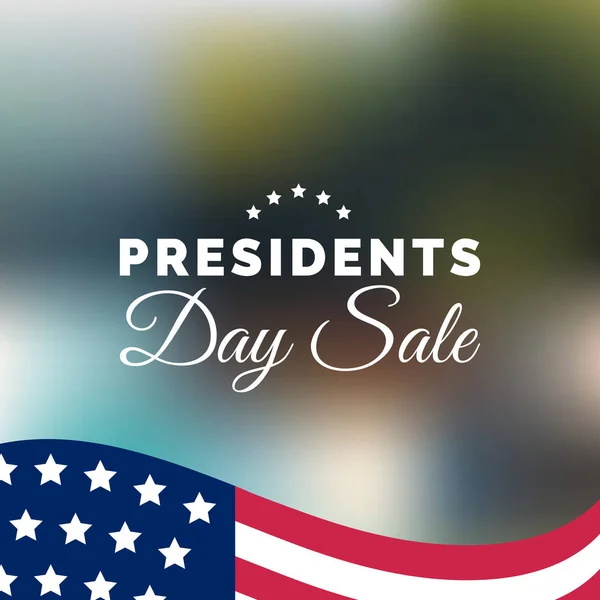 Başkanlar Günü kartı — Stok Vektör
