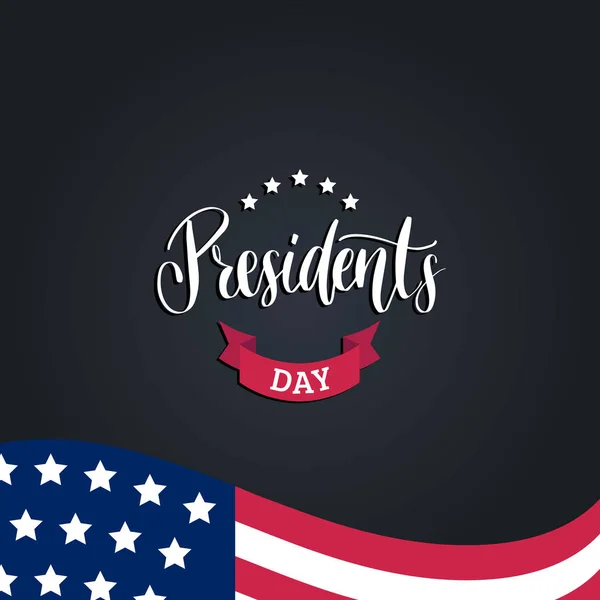 Presidenten Day card — Stockvector