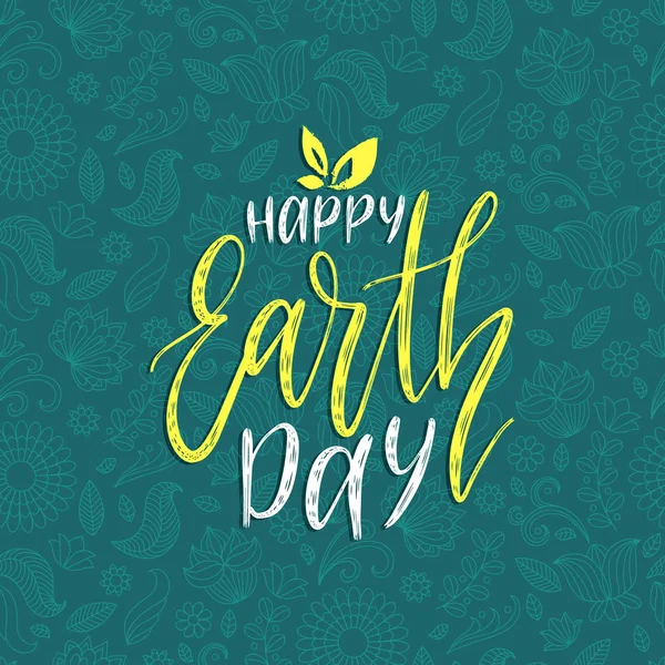 Happy Earth day — Stock Vector