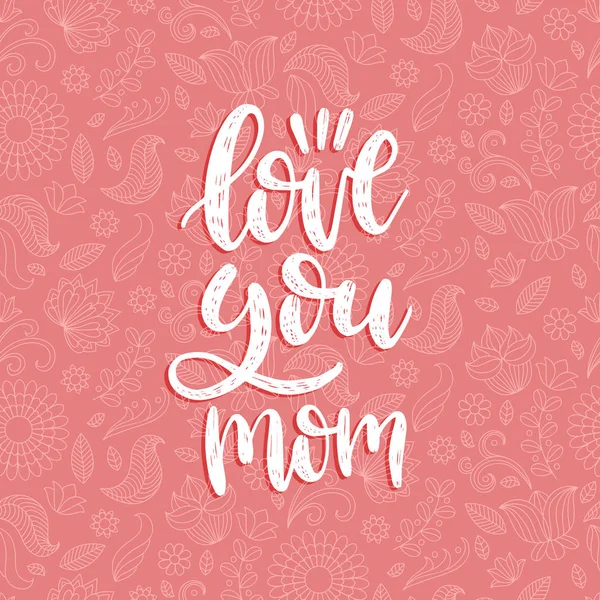 Happy Mother's Day card — Stock Vector