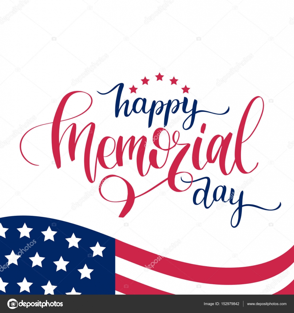 Happy Memorial Day Pictures Happy Memorial Day Card — Stock Vektor © Vladayoung #152979842