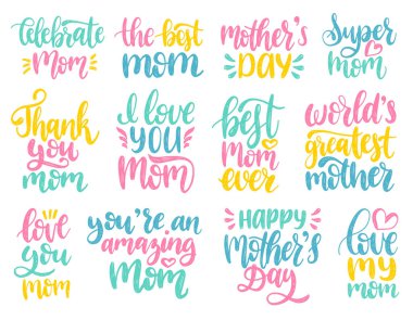 Anneler Günü el tebrik kartları için yazı