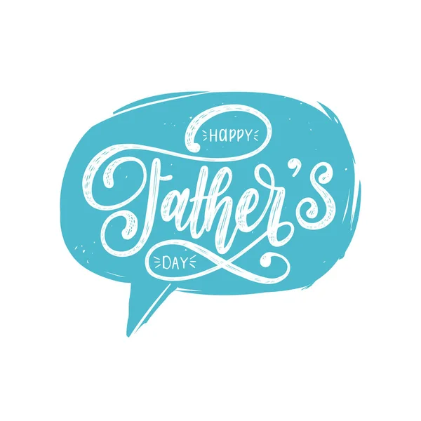 Boldog Apák napja kalligrafikus felirat — Stock Vector