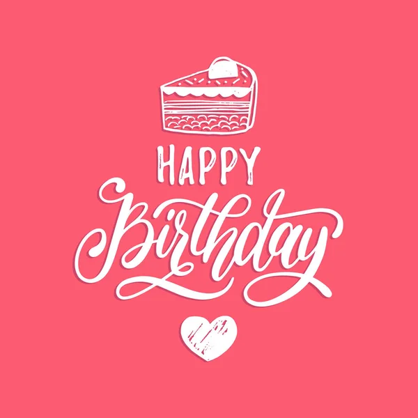 Happy Birthday greeting card — Stock Vector