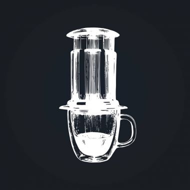 Kahve makinesi el kroki