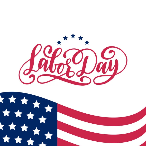 Labor Day greeting or invitation card