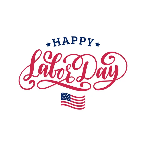 Labor Day greeting or invitation card