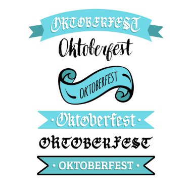 Oktoberfest şeritler koleksiyonu