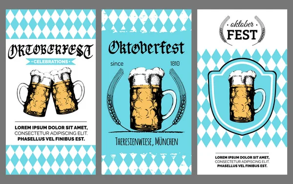 Affiche bierfestival — Stockvector