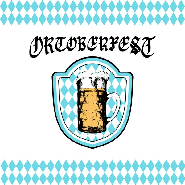Affiche du festival bière — Image vectorielle