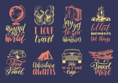 seyahat etiketleri topluluğu