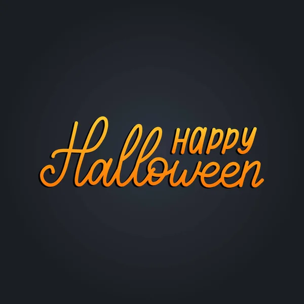 Joyeux lettrage Halloween — Image vectorielle