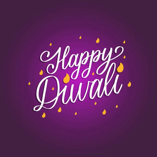 Diwali fesztivál poszter — Stock Vector