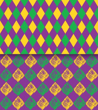 Mardi gras parti kartı, vektör çizim 