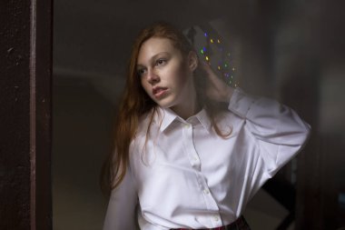 Muhteşem reghead modeli ile çiller cam kapının arkasında