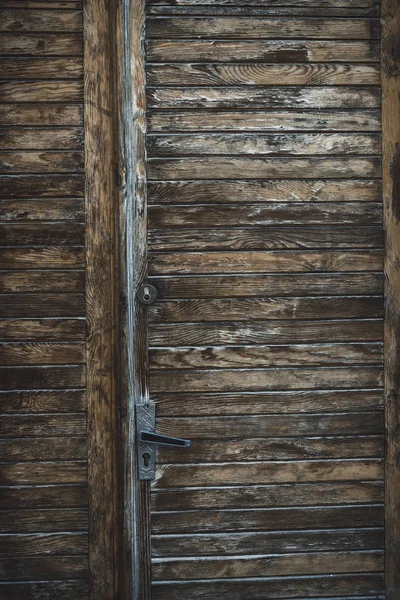 Fragment de porte en bois au centre de Lviv — Photo