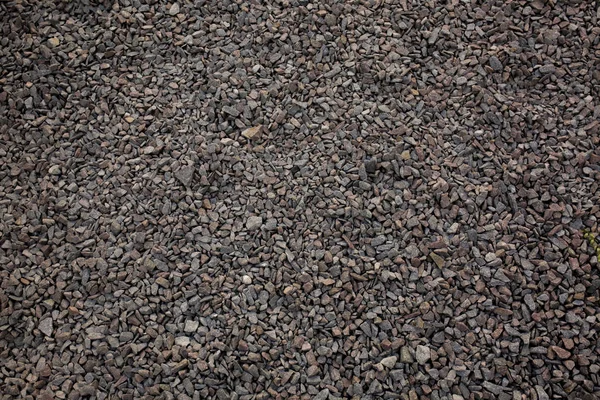 Arka plan inşaat sahasında ezilmiş taş — Stok fotoğraf